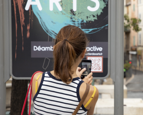 Qr code quartier des arts Draguignan